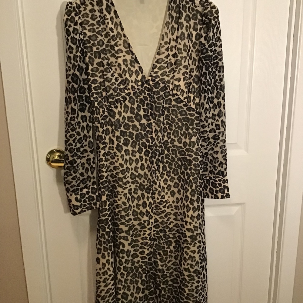 Buffalo David  Bitton leopard print dress